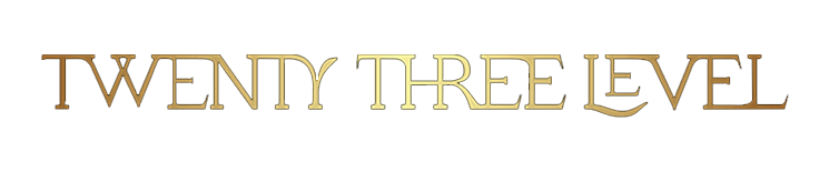 Logo tipográfico de twenty three level